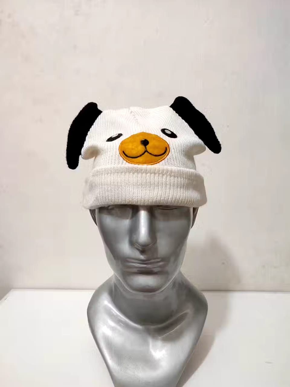 image of Dog Beanie Nice Design Cartoon Bunny Ear Hats in Mix, Men's