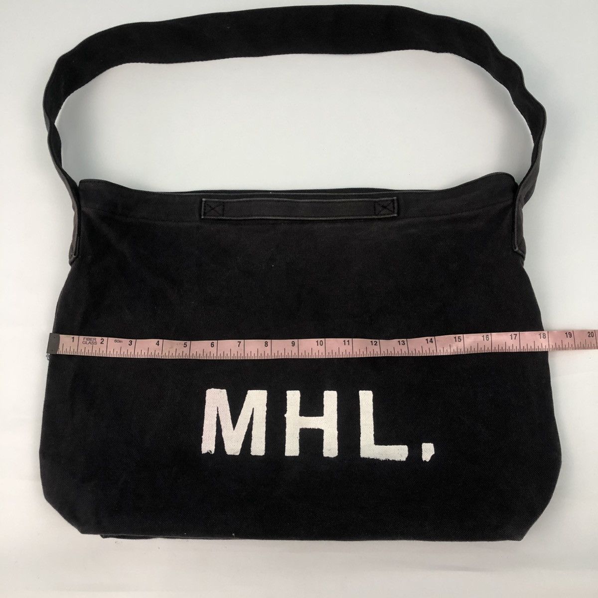Margaret Howell MHL. MARGARET HOWELL CANVAS BLACK TOTE BAG Size ONE SIZE - 7 Thumbnail