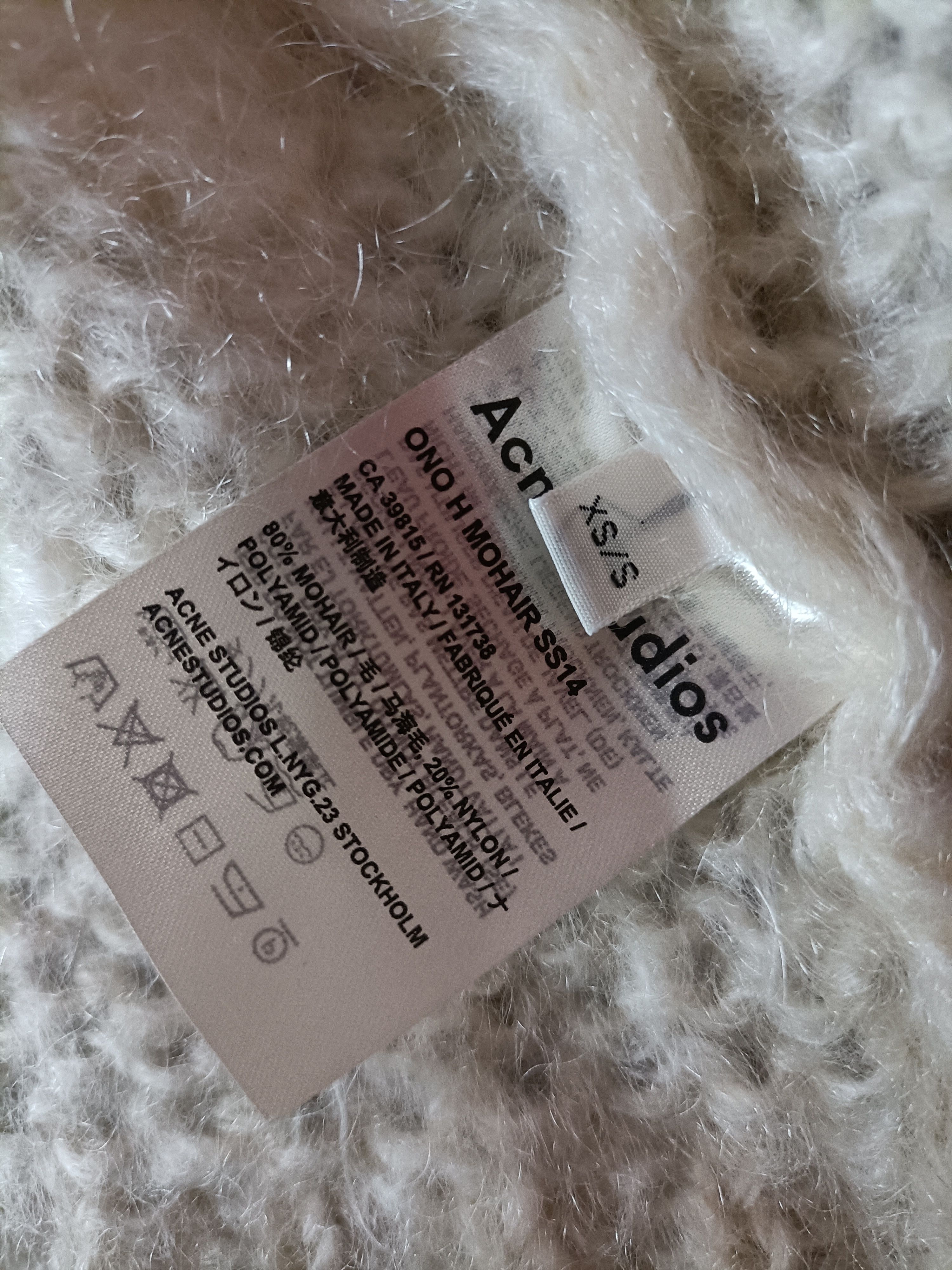 Acne Studios Rare Acne Studios cardigan sweater mohair SS 2014 Size US S / EU 44-46 / 1 - 7 Thumbnail
