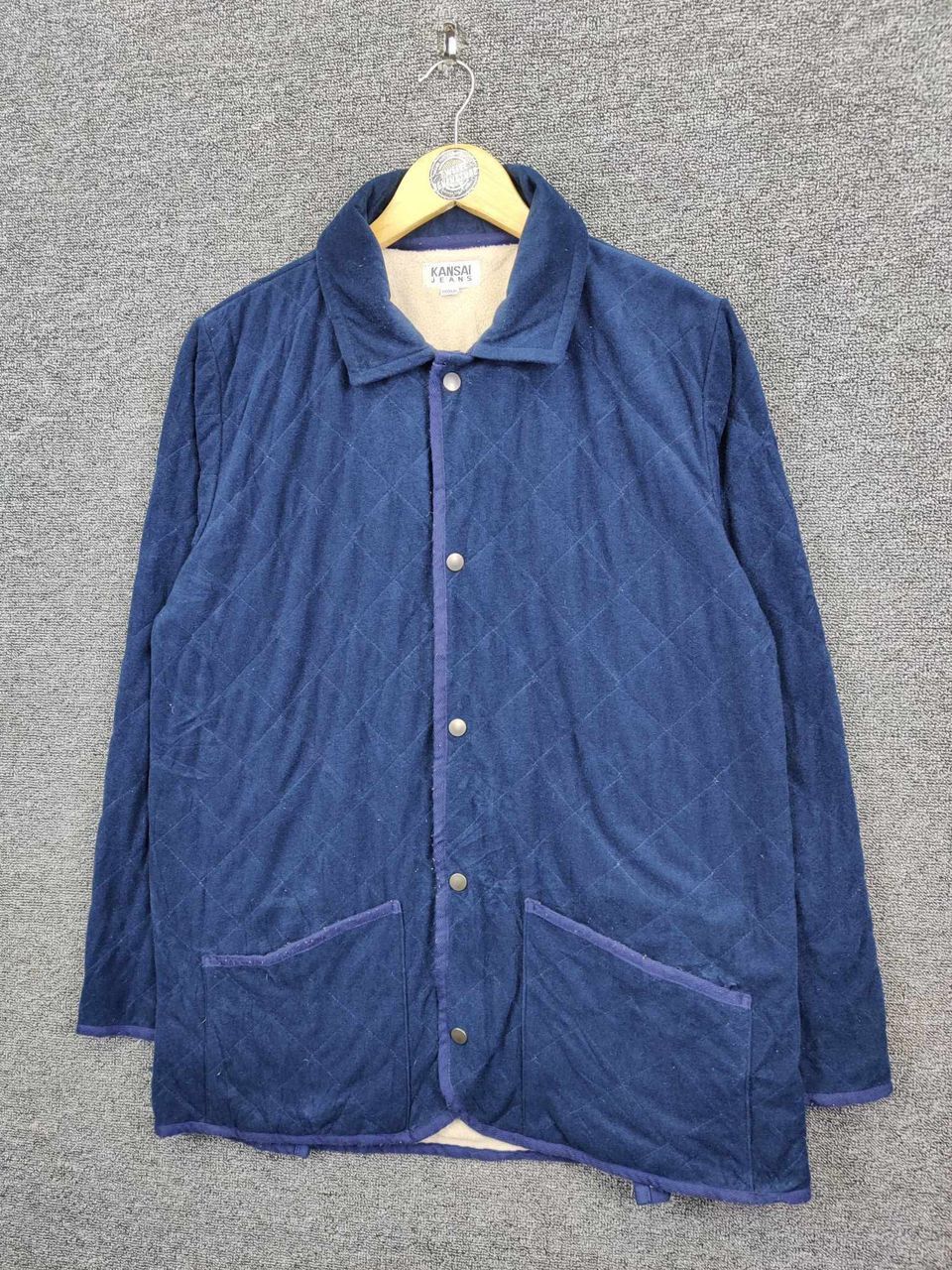 Kansai Yamamoto Kansai Jeans By Kansai Yamamoto Quilted Button Ups Jacket Size US M / EU 48-50 / 2 - 2 Thumbnail