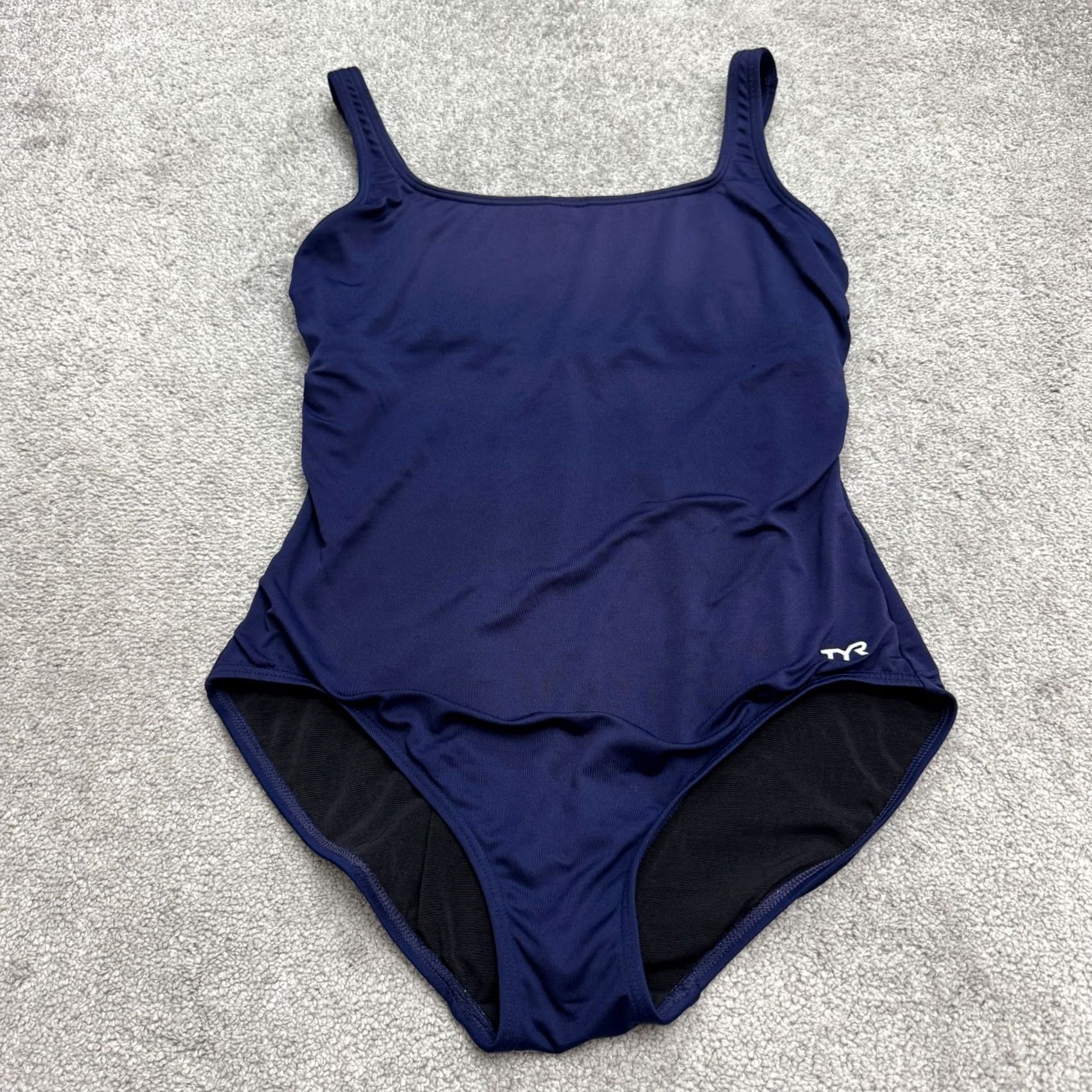 Vintage TYR One Piece Swimwear Womens 10 Blue Padded Tummy Control Beachwear Size ONE SIZE - 2 Thumbnail