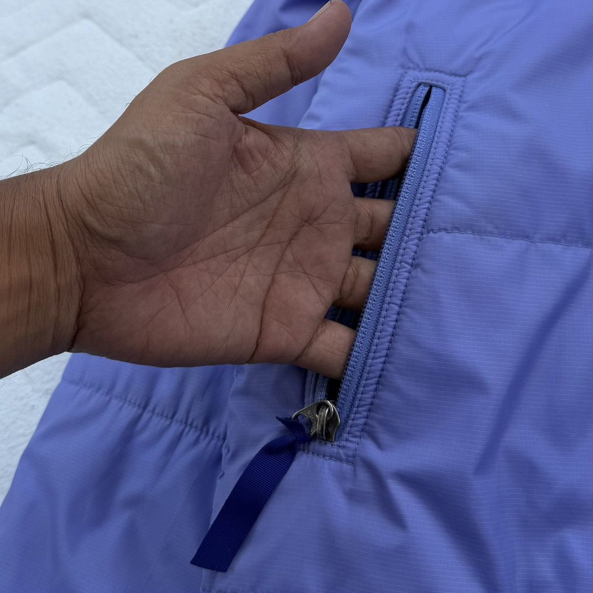 Patagonia Patagonia Purple Puffer Hooded Jacket Size XS / US 0-2 / IT 36-38 - 6 Thumbnail