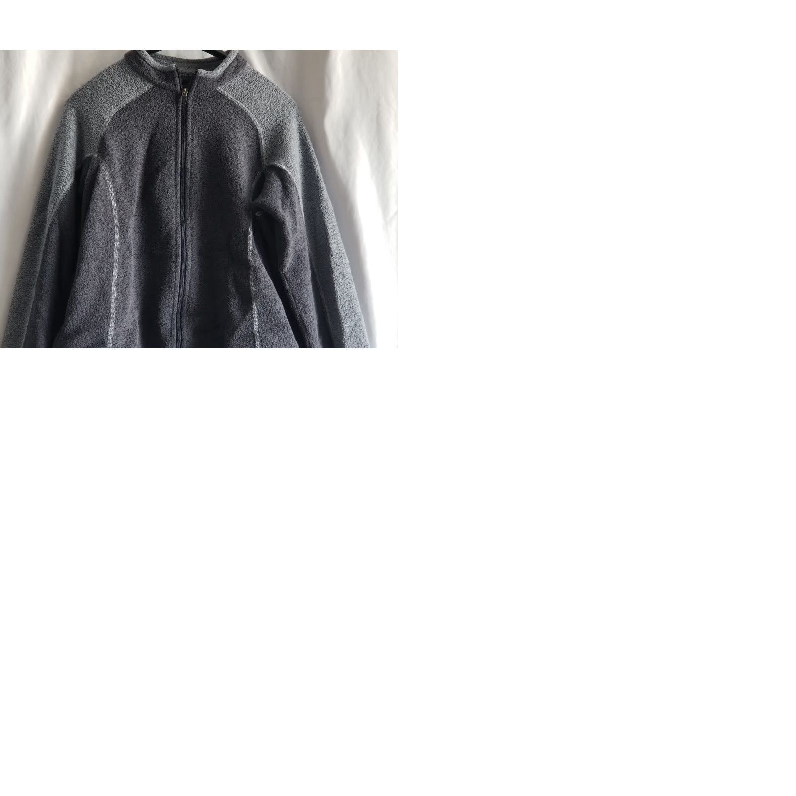 Vintage Kuhl Alfpaca Fleece Full Zip Sweater Jacket Women Large Blue grey Full Zip Size L / US 10 / IT 46 - 9 Thumbnail