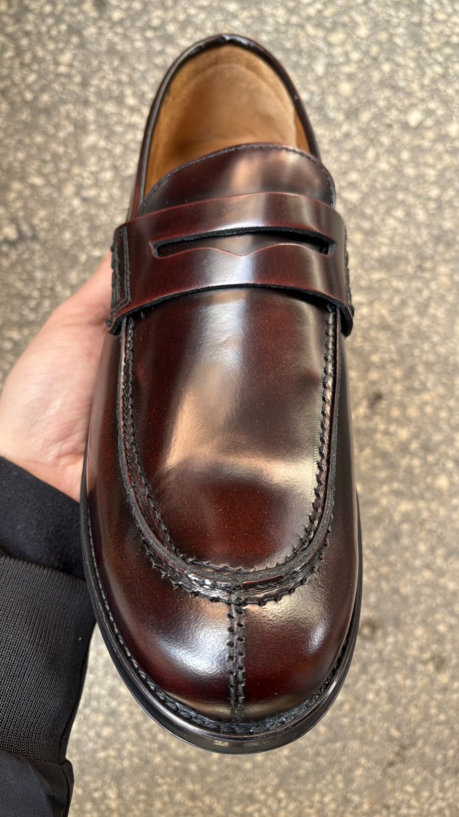 Other Handcrafted Italian Penny Loafer 9,5 – Bordeaux Elegance Size US 9.5 / EU 42-43 - 8 Thumbnail