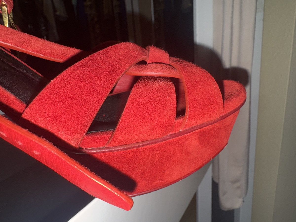 Yves Saint Laurent YVES SAINT LAURENT (TRIBUTE SANDALS) Size US 7 / IT 37 - 7 Thumbnail
