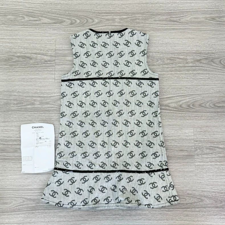 Chanel Chanel 22S double C full LOGO denim dress Size XS / US 0-2 / IT 36-38 - 2 Thumbnail