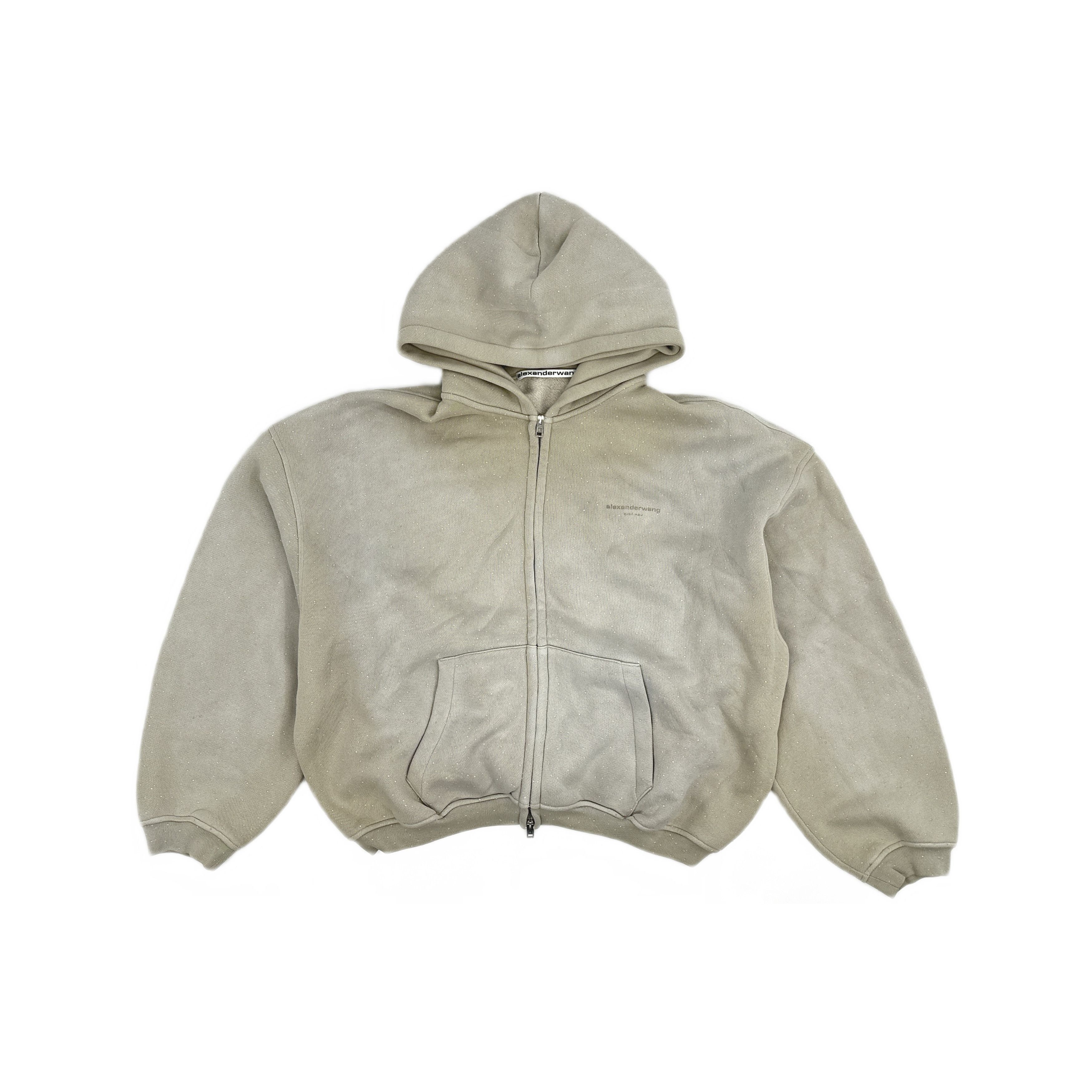 Alexander Wang Alexander Wang Crystal Logo Hoodie Size M Size US M / EU 48-50 / 2 - 1 Thumbnail