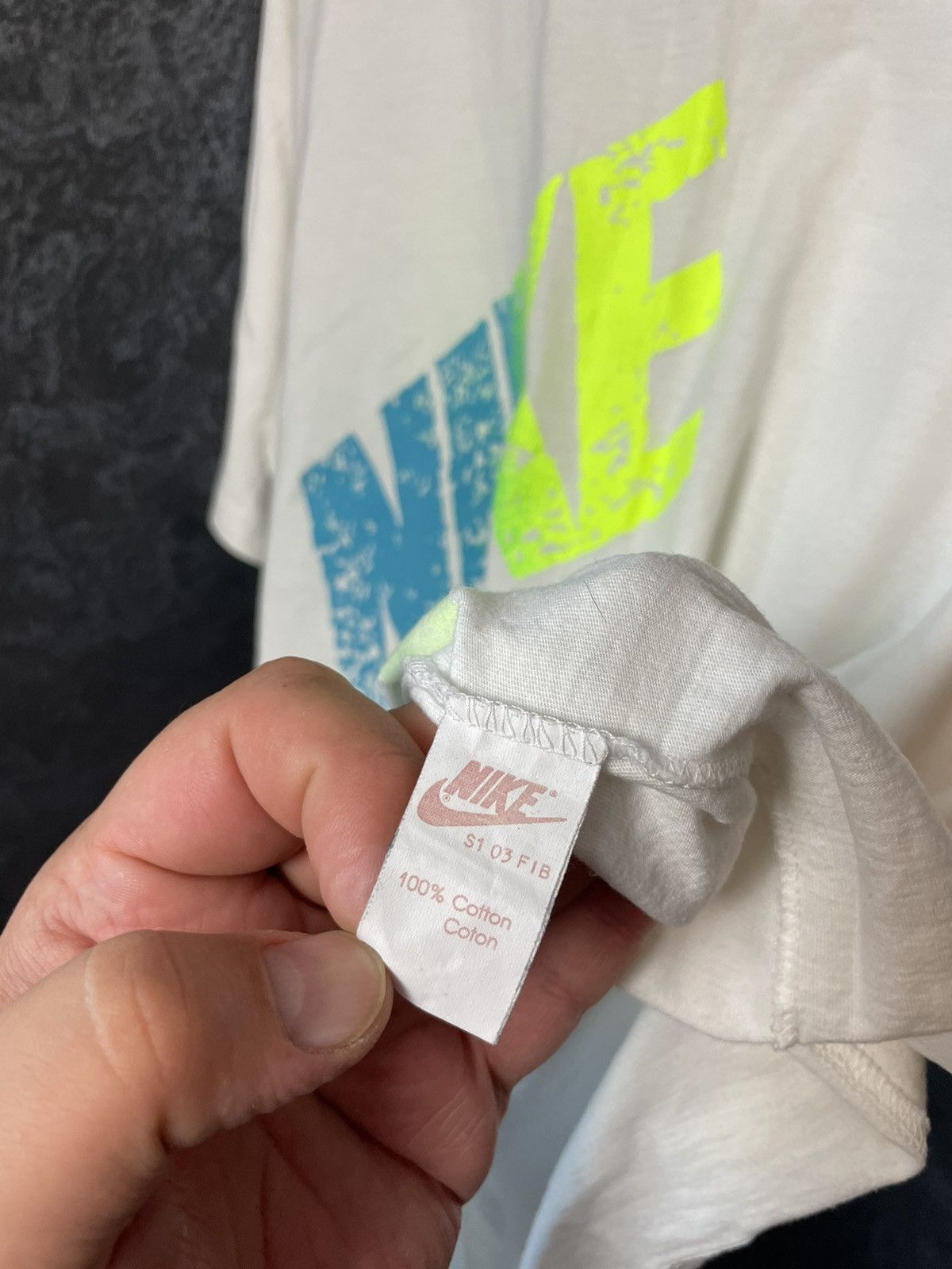 Nike × Vintage Vintage Nike 3D Tee Shirts Big Swoosh Logo Y2k Style Size US L / EU 52-54 / 3 - 6 Thumbnail