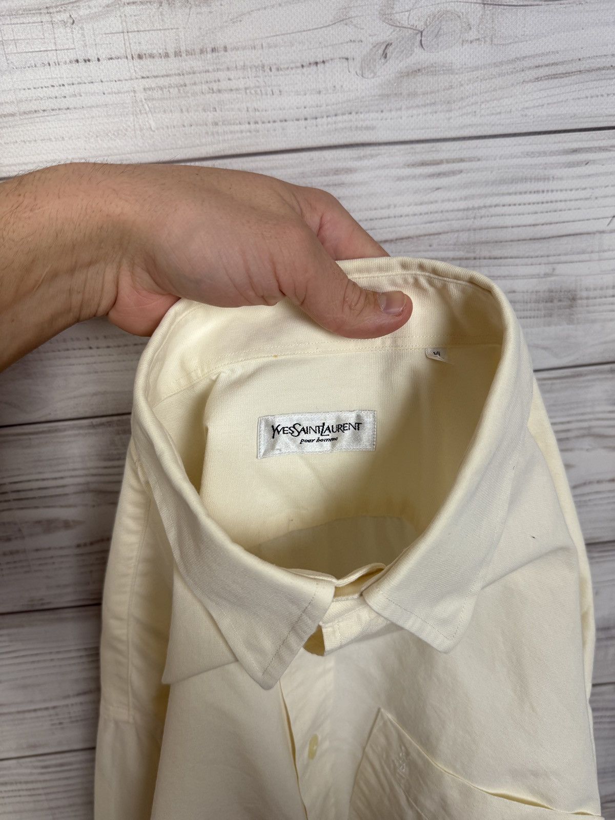 Yves Saint Laurent Vintage Yves Saint Laurent YSL Shirt Luxury Size US XL / EU 56 / 4 - 9 Thumbnail