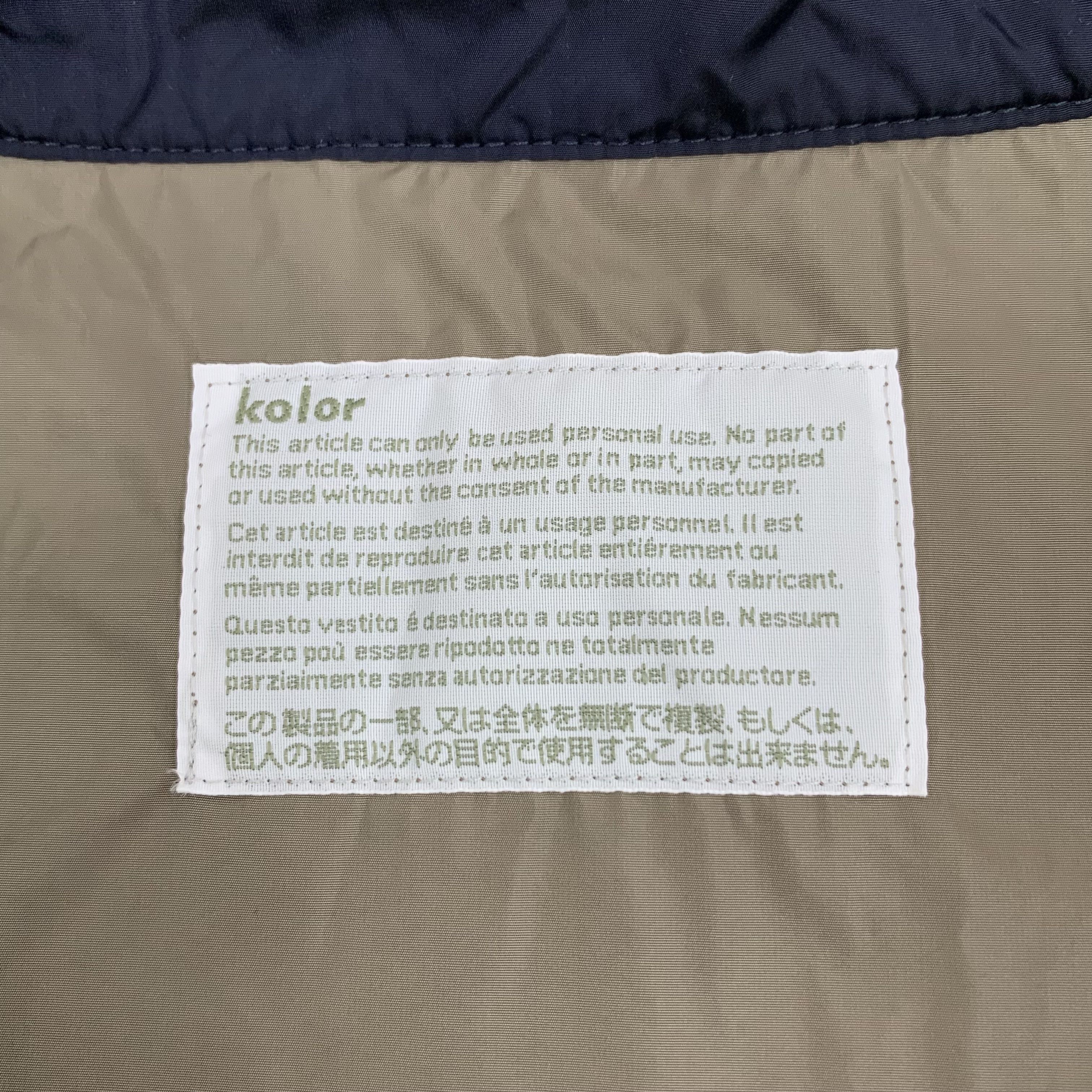 Kolor Kolor Colorblock Stripe Nylon Parka Jacket (2/M) Size US M / EU 48-50 / 2 - 6 Thumbnail