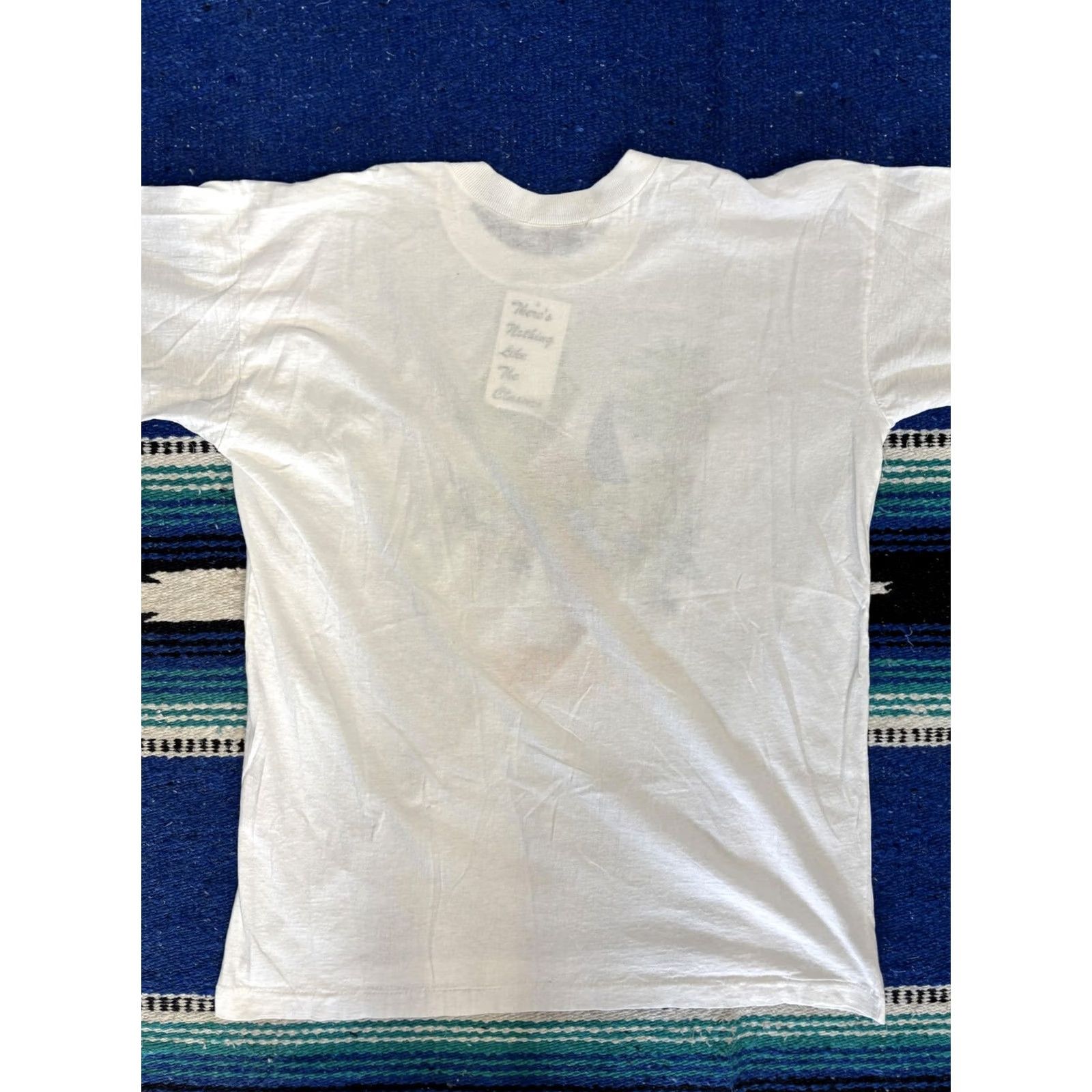 Vintage Rose Shirt Mens Large White Parrot U.S. Virgin Islands Tourist 90s St Croix, Men's (Size Xxl) — image 2 of 6