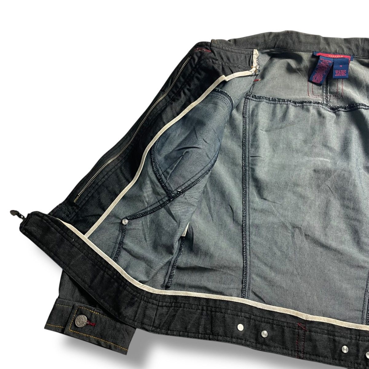 Bcbgmaxazria BCBG MAXAZRIA JEANS BUTTON UP CROPPED DENIM JACKET Size M / US 6-8 / IT 42-44 - 15 Thumbnail