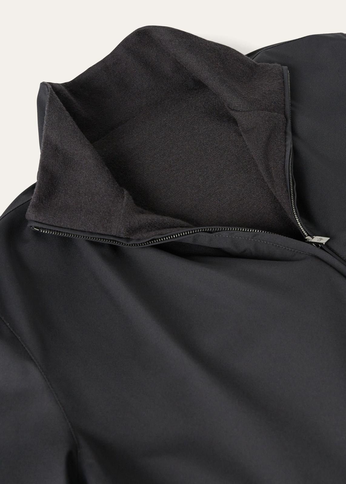 Loro Piana o1srvl11e0125 FAG3121 Reversible Bomber Jacket in Black Size S / US 4 / IT 40 - 2 Thumbnail