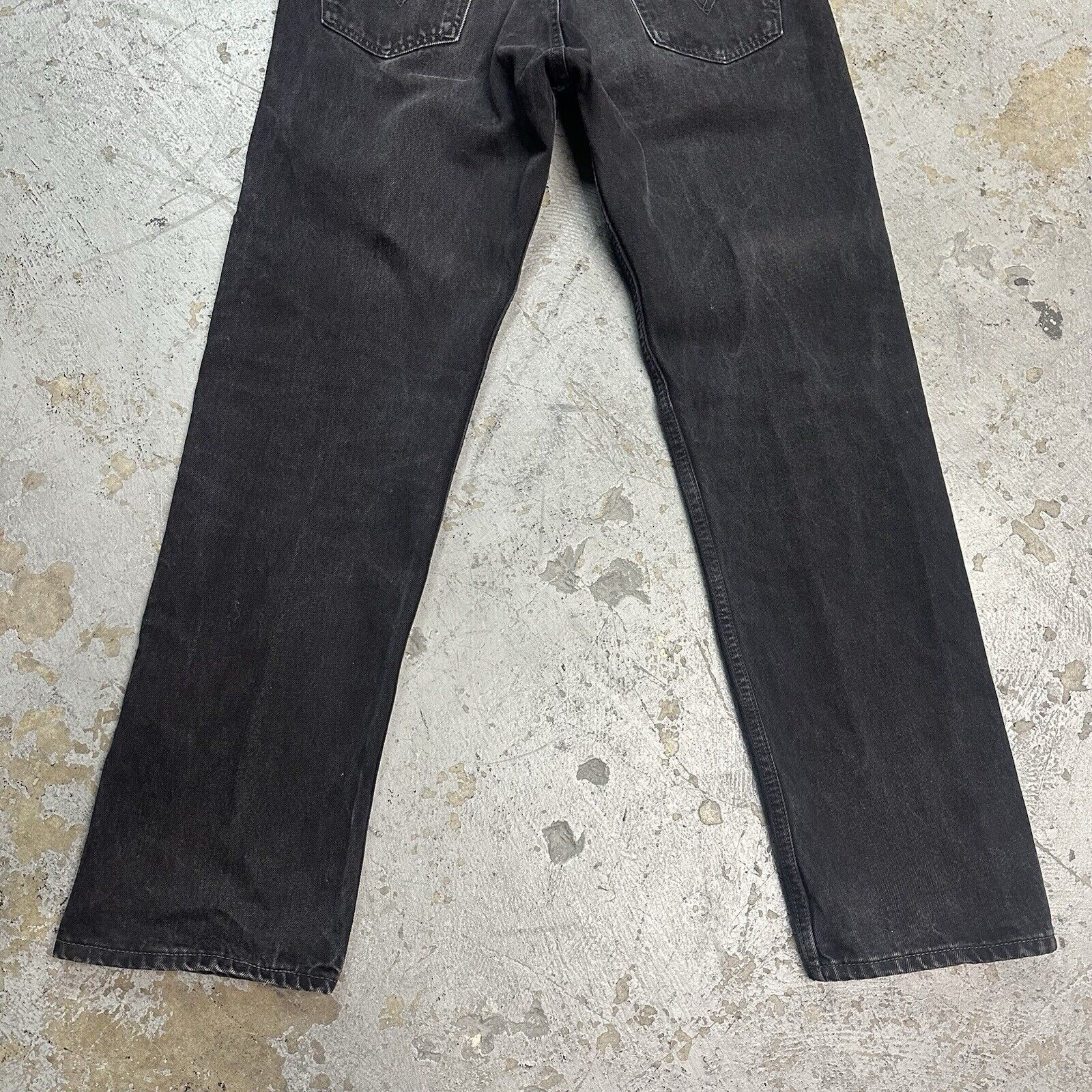 Vintage 90s Levi’s Black Denim Jeans Size 36x32 Made In USA