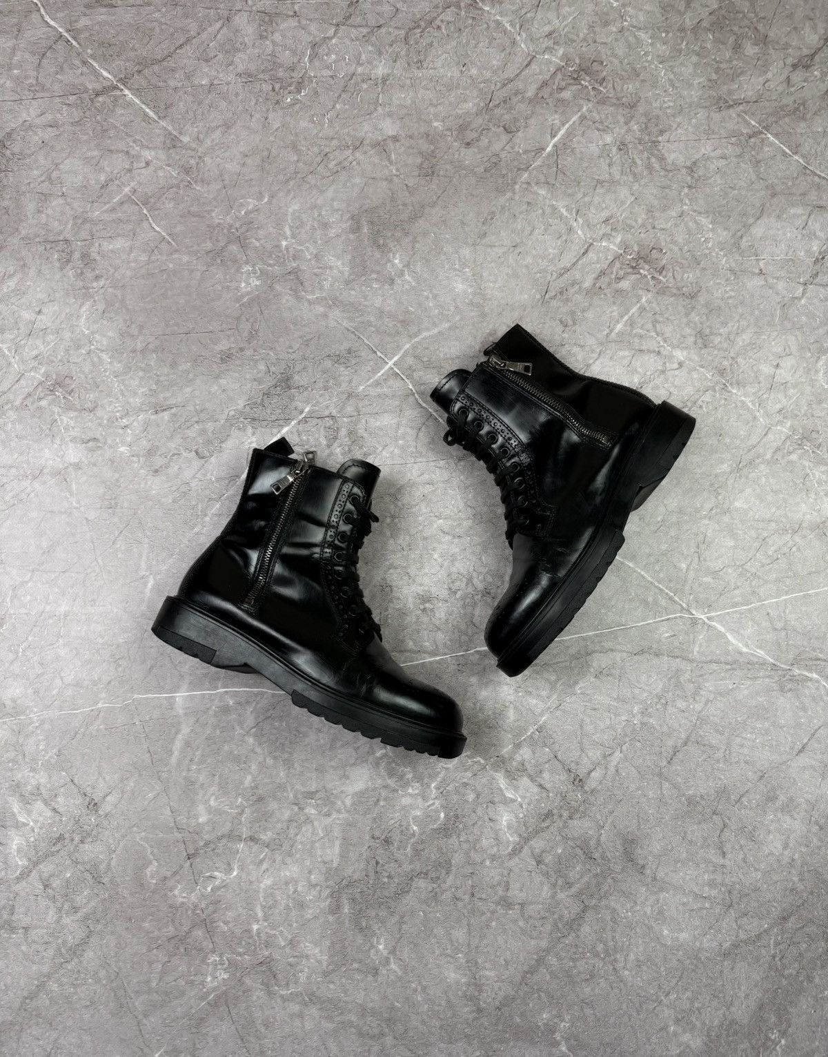 Prada Prada Leather Black Boots women size 36 Size US 6 / IT 36 - 2 Thumbnail