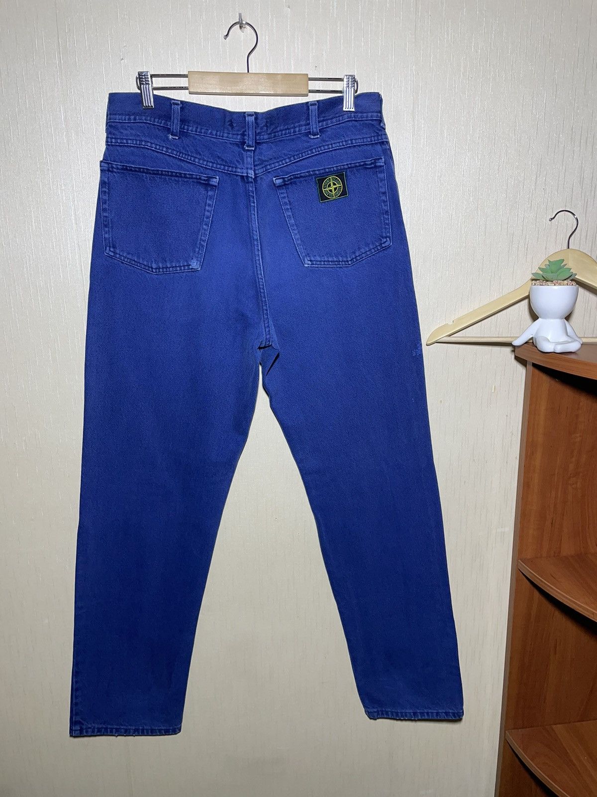 Stone Island × Vintage Stone Island vintage denim jeans Size US 34 / EU 50 - 1 Thumbnail