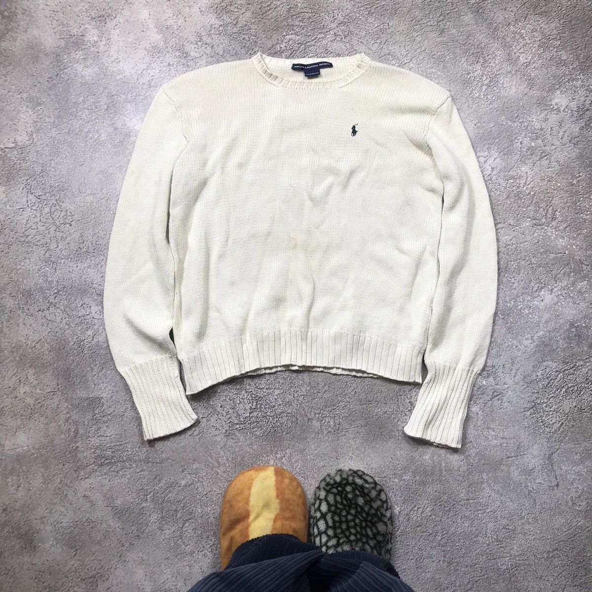 Vintage Vintage Ralph Lauren Sport Crew Knit Sweater Preppy Y2K M Size M / US 6-8 / IT 42-44 - 1 Thumbnail