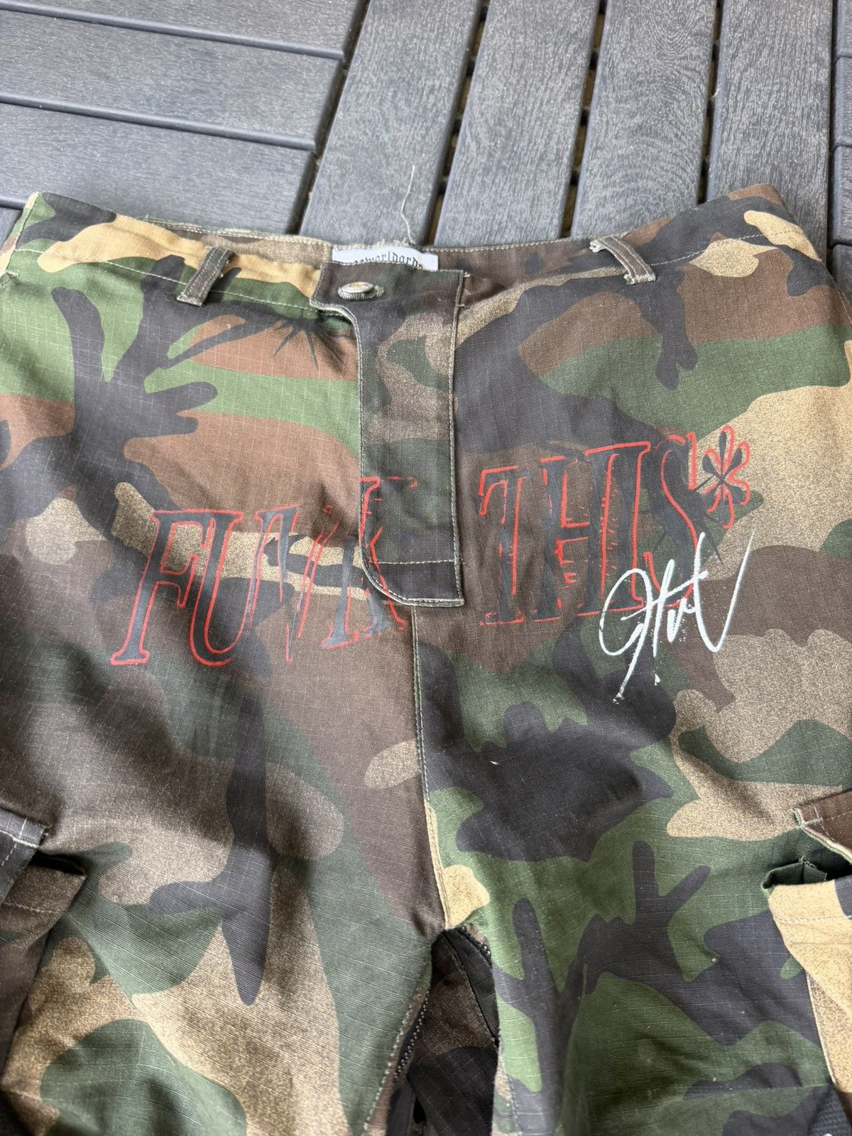 Other Camo designer cargo shorts w deep pockets and Size US 32 / EU 48 - 4 Thumbnail