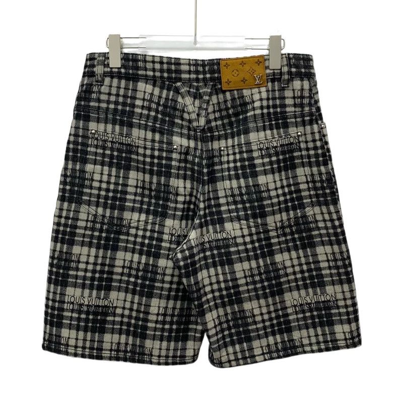 Louis Vuitton Louis Vuitton 23 cotton casual shorts with black plaid log Size US 29 - 2 Thumbnail