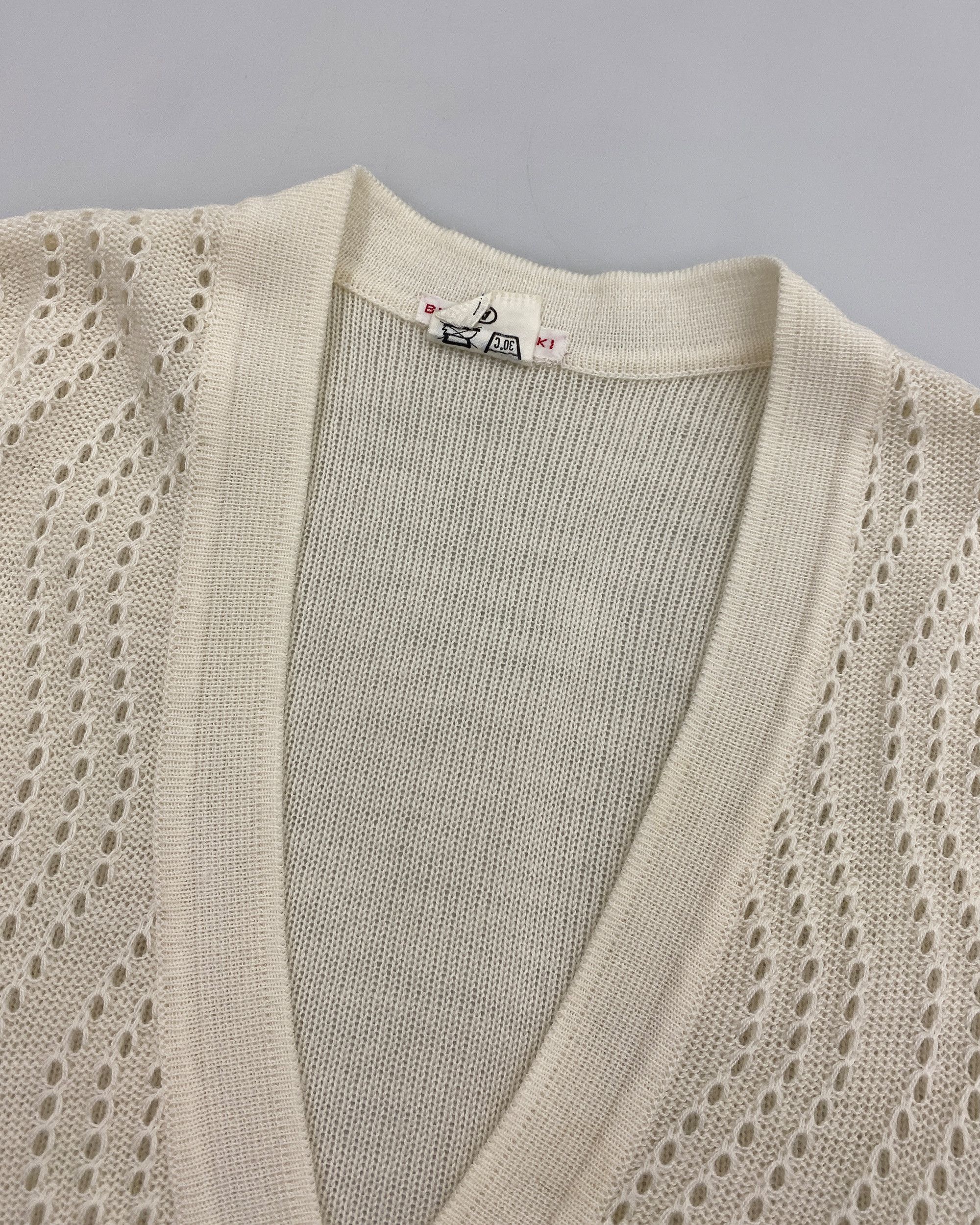 Vintage 1960s Knit Cardigan Size L / US 10 / IT 46 - 3 Thumbnail