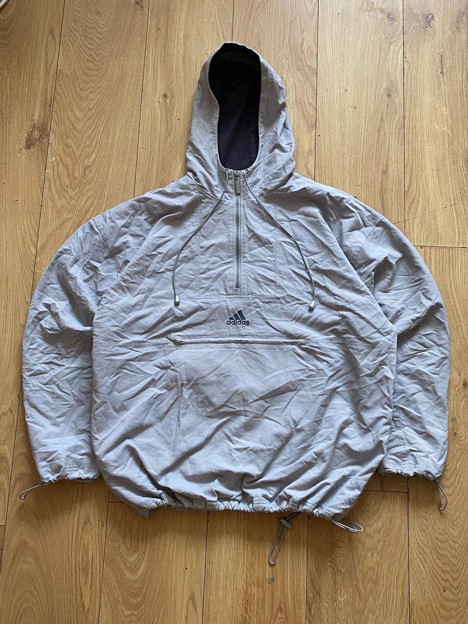 Adidas Vintage 2000s Adidas Half-Zip Pullover Jacket Size US L / EU 52-54 / 3 - 2 Thumbnail