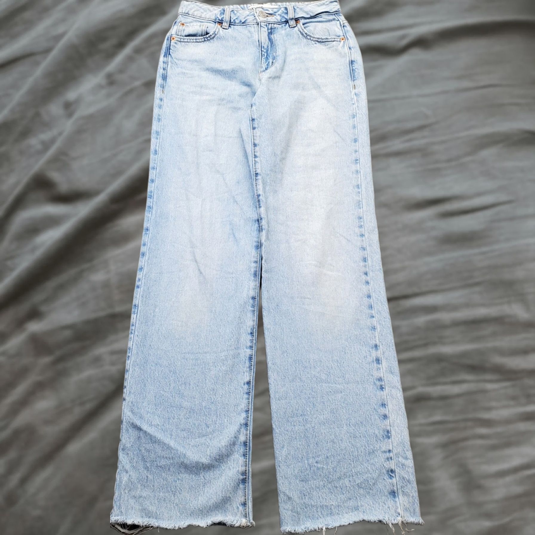 Garage Garage Womens Jeans 0 Blue Denim Stretch High-Rise 90s Straight Relaxed Jeans Size 25" / US 0 / IT 36 - 1 Thumbnail