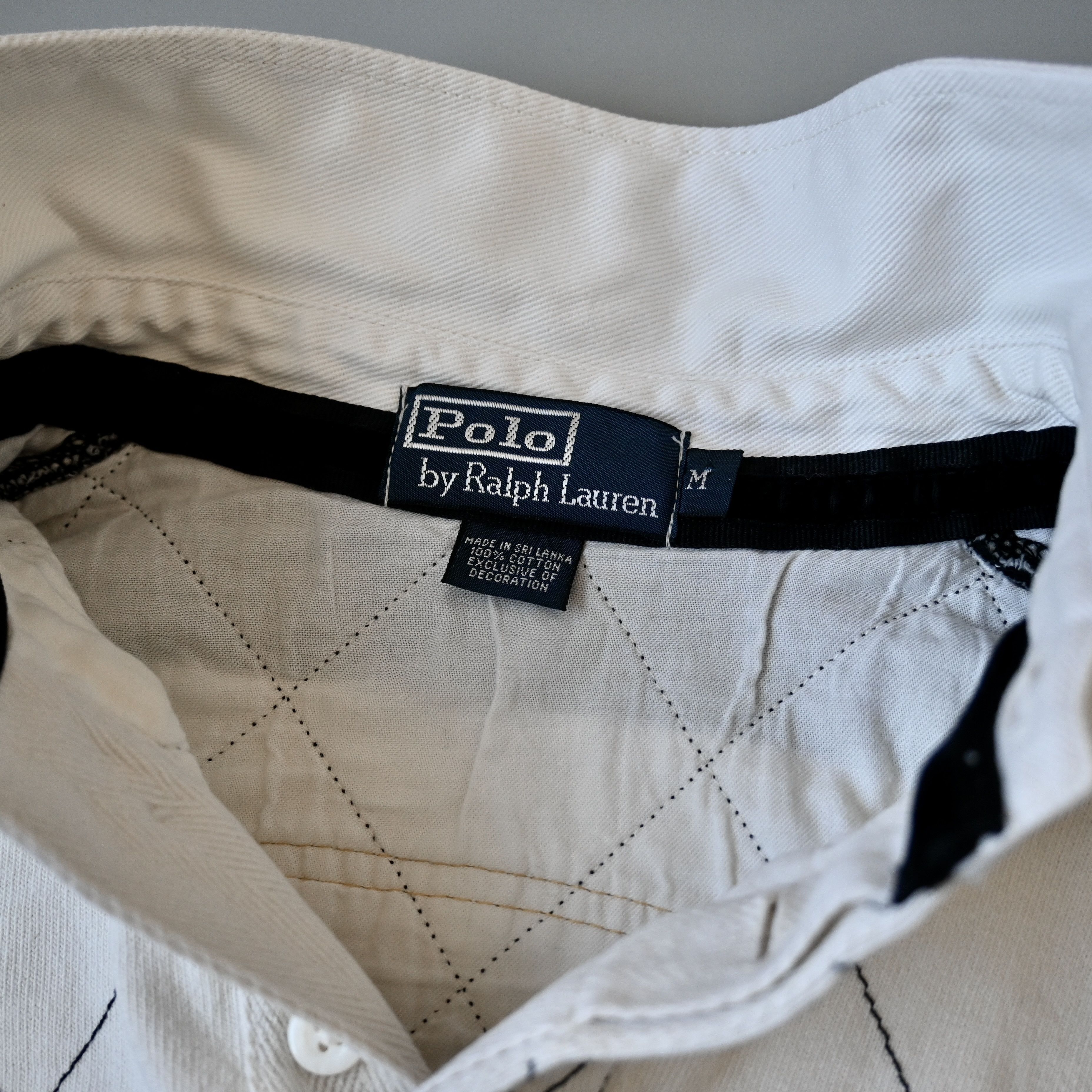 Polo Ralph Lauren 2010s Ralph Lauren PRLC #5 quilted rugby shirt, M Size US M / EU 48-50 / 2 - 11 Thumbnail