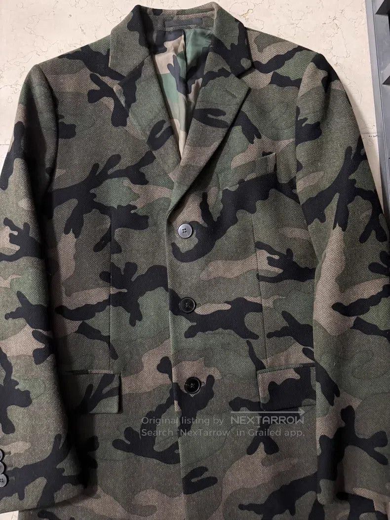 Valentino Valentino Camouflage wool coat Size US M / EU 48-50 / 2 - 2 Thumbnail