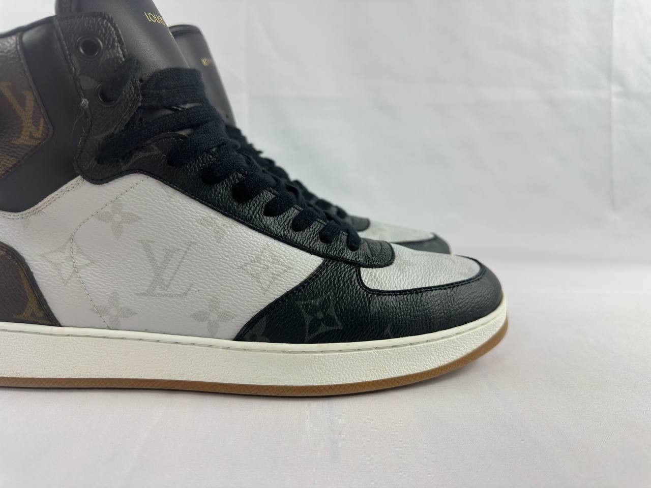 Louis Vuitton Louis Vuitton Rivoli High Top Tri Color Sneakers Size US 8 / EU 41 - 4 Thumbnail