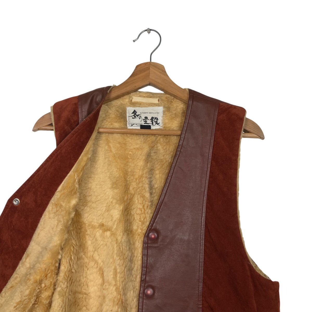 Japanese Brand 📌Authentic Men's Style Tank Top Leather Biker Size US M / EU 48-50 / 2 - 13 Thumbnail