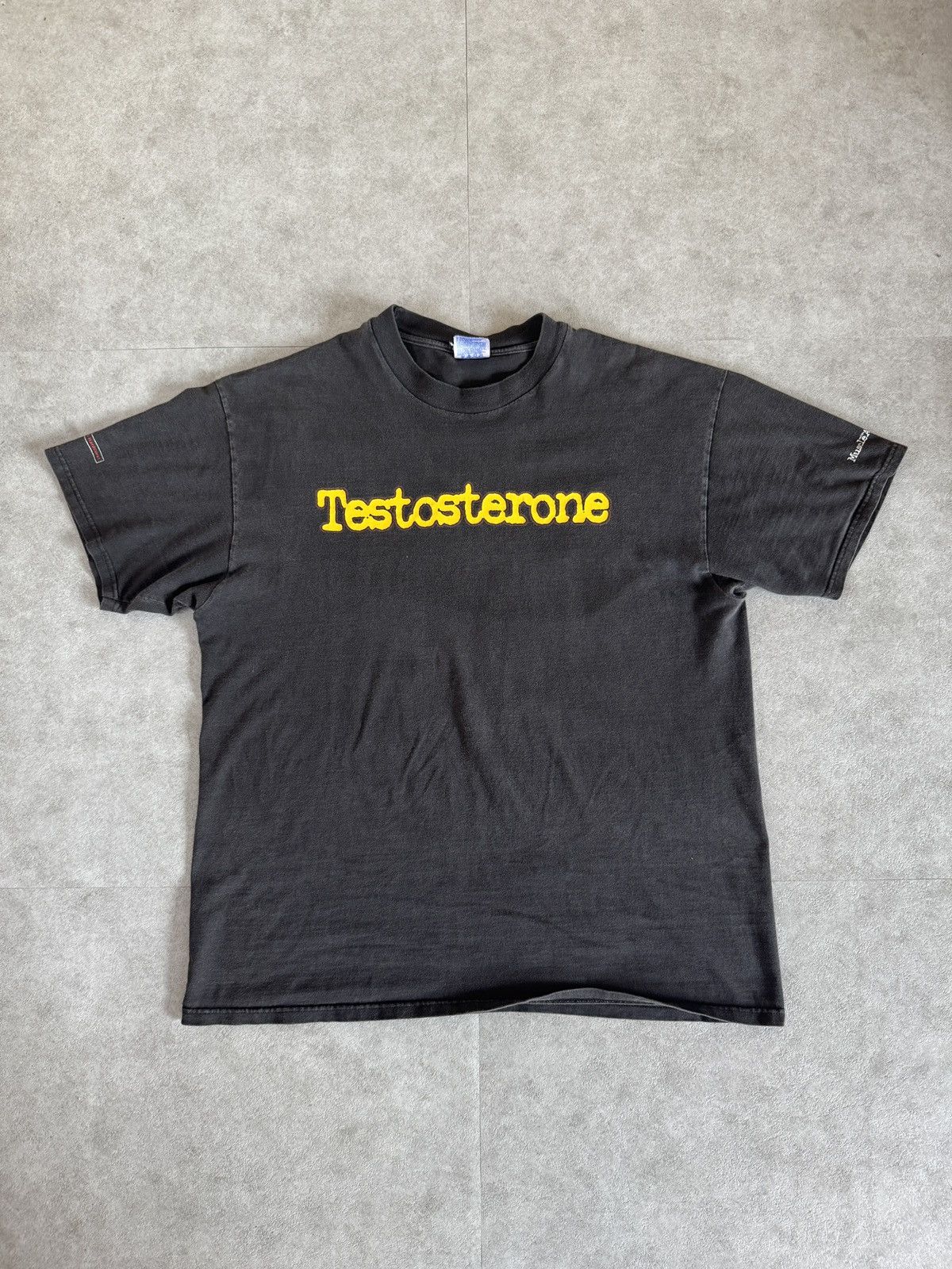 Vintage *RARE* 90s VINTAGE TESTOSTERONE HARDCORE PORN MUSCLE DRUG Size US XL / EU 56 / 4 - 7 Thumbnail