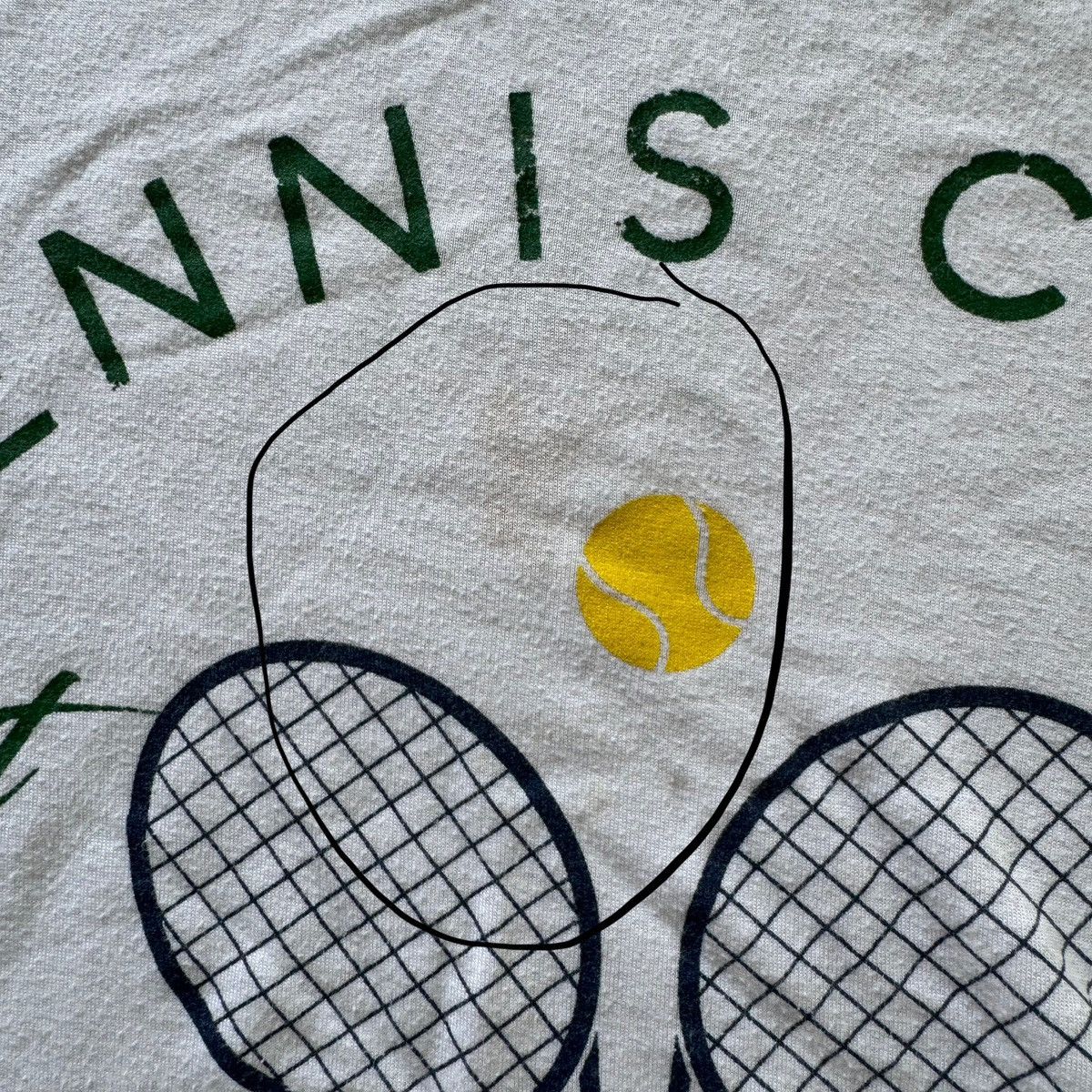 Vintage Green Envelope Hamptons Tennis Club Graphic Sweatshirt Size S / US 4 / IT 40 - 5 Thumbnail