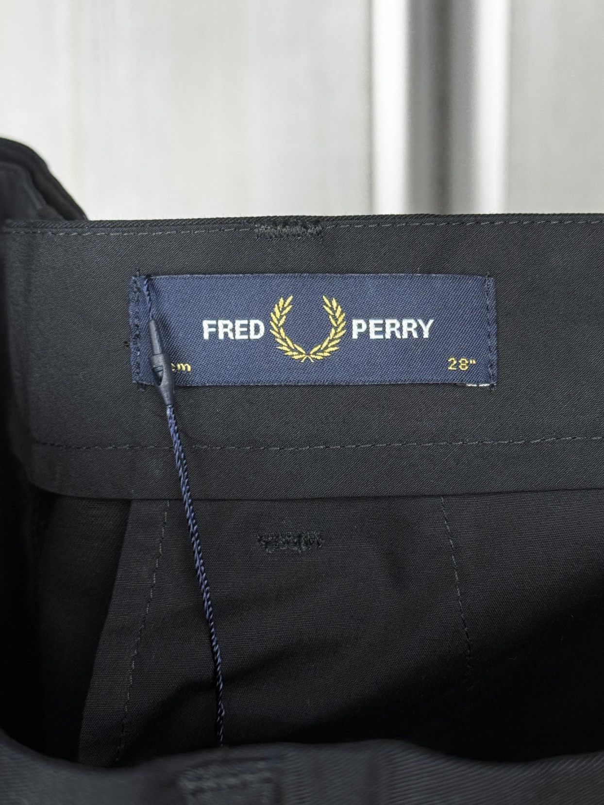 Fred Perry Fred Perry Classic Twill Short Black Size US 28 / EU 44 - 10 Thumbnail