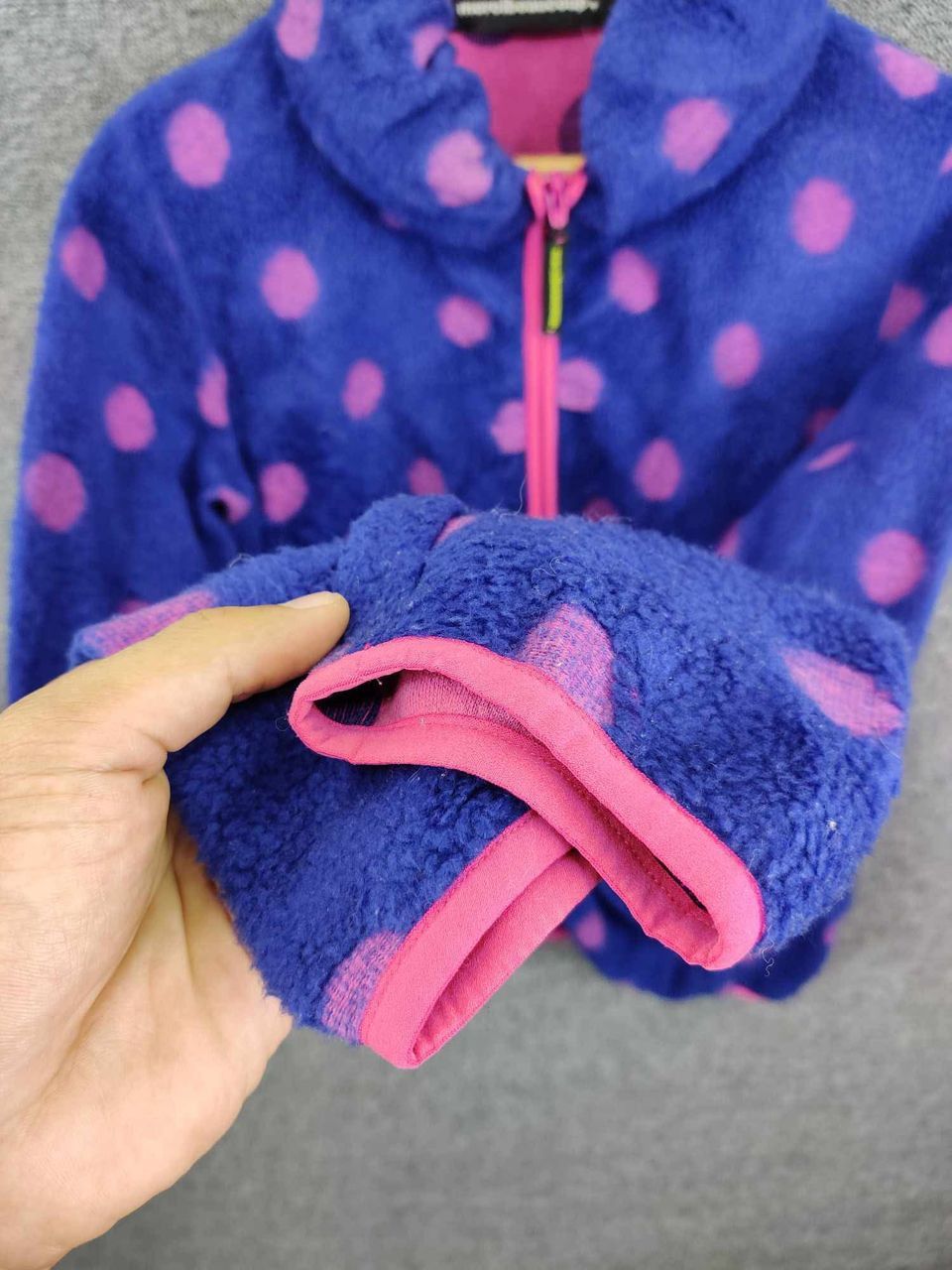 mercibeaucoup Vintage Mercibeaucoup Issey Miyake Fleece Polka Dot Jacket Size US M / EU 48-50 / 2 - 11 Thumbnail