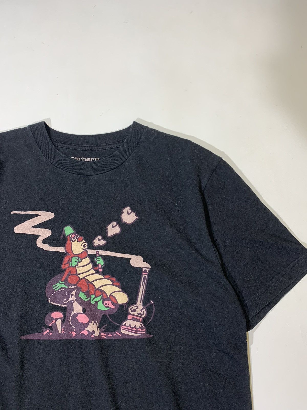 Carhartt Carhartt Wip S/S Silkworm T Shirt Black Size US M / EU 48-50 / 2 - 2 Thumbnail