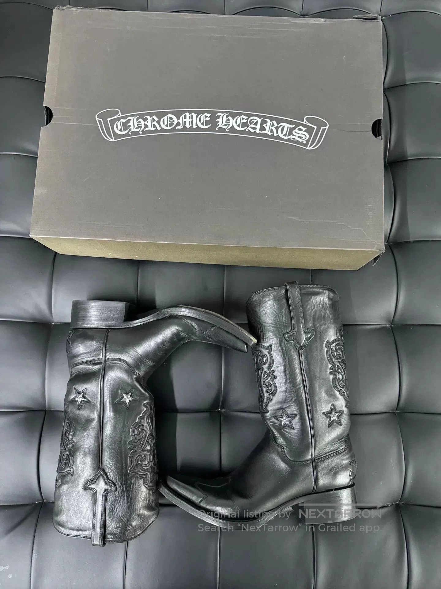 Chrome Hearts Chrome Hearts Western Cowboy Star Boots. Size US 10 / EU 43 - 1 Thumbnail