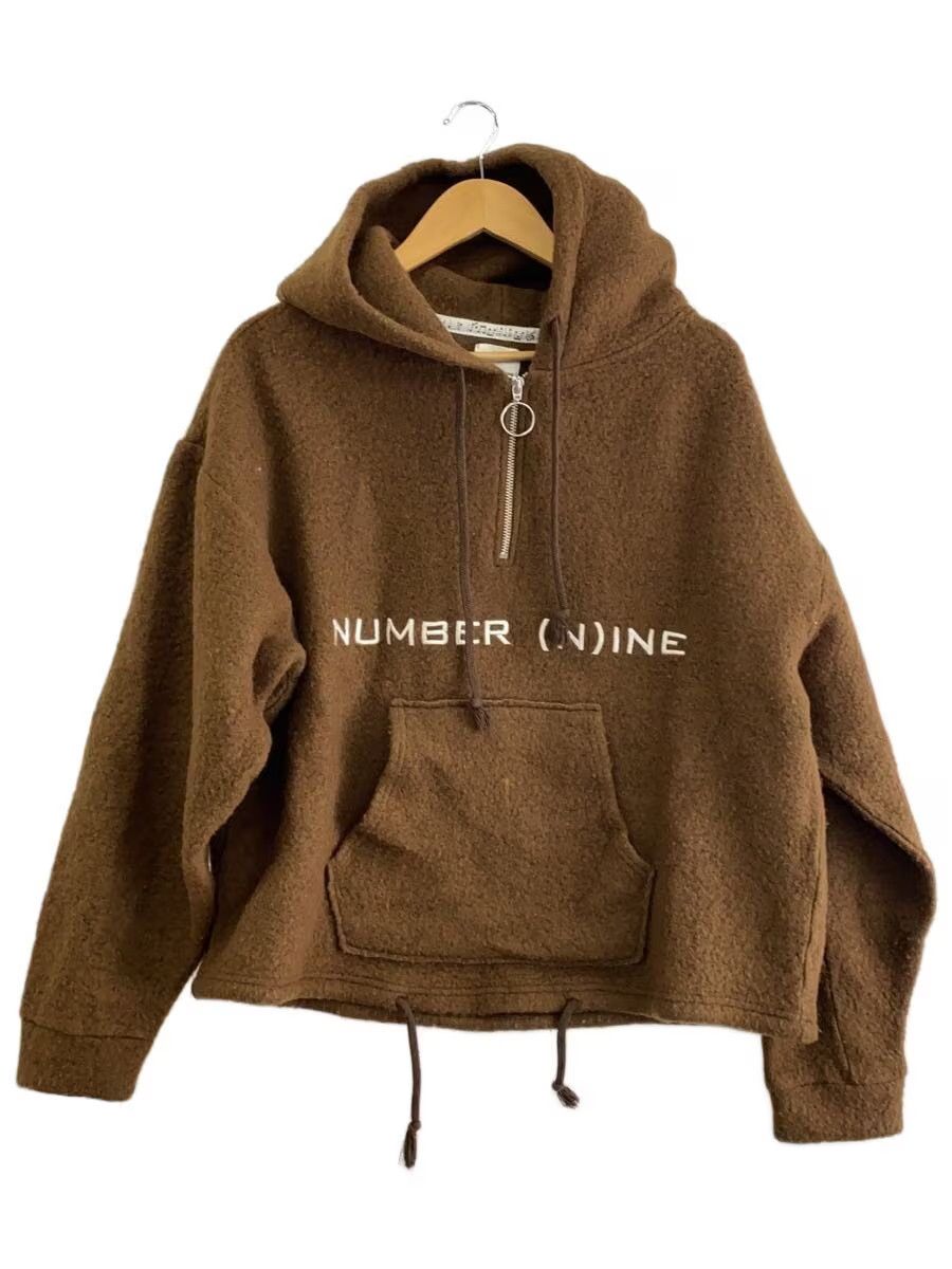 Number (N)ine Logo Fleece Pullover Jacket Hoodie Size US L / EU 52-54 / 3 - 1 Thumbnail