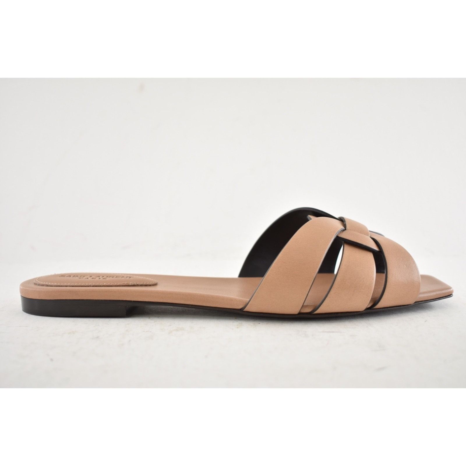 Yves Saint Laurent Saint Laurent YSL Tribute Nu Pieds 05 Corda Beige Leather Size US 9.5 / IT 39.5 - 2 Thumbnail