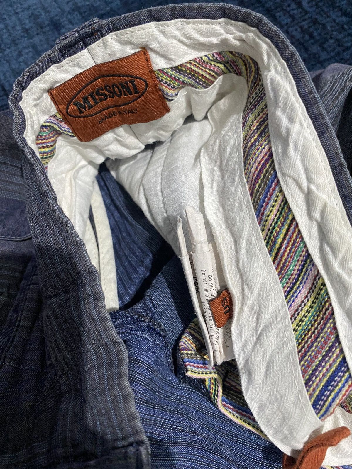 Missoni 1990s Missoni - Zip Lampo Trousers Pants Size US 30 / EU 46 - 5 Thumbnail