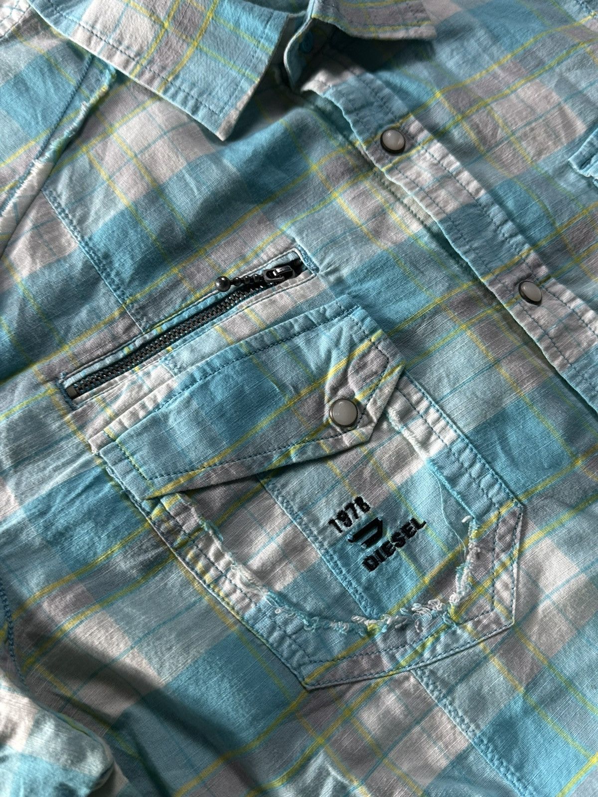 Diesel × Vintage VNTG Diesel Avant-garde Shirt 90s very rare Streetwear Size US XL / EU 56 / 4 - 3 Thumbnail