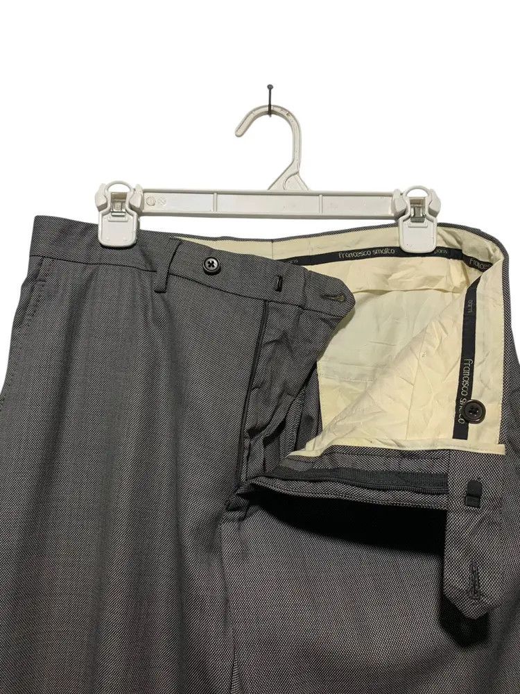 Francesco Smalto ( €3500+ Suit ) Francesco Smalto jacquat wool trouser Size US 32 / EU 48 - 3 Thumbnail