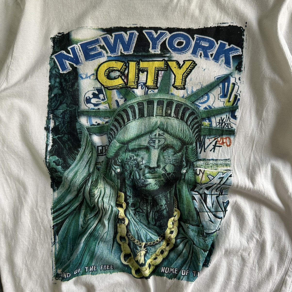 Band Tees × Vintage Vintage Japanese Style T-shirts New York City Band Tee Y2K Size US L / EU 52-54 / 3 - 7 Thumbnail
