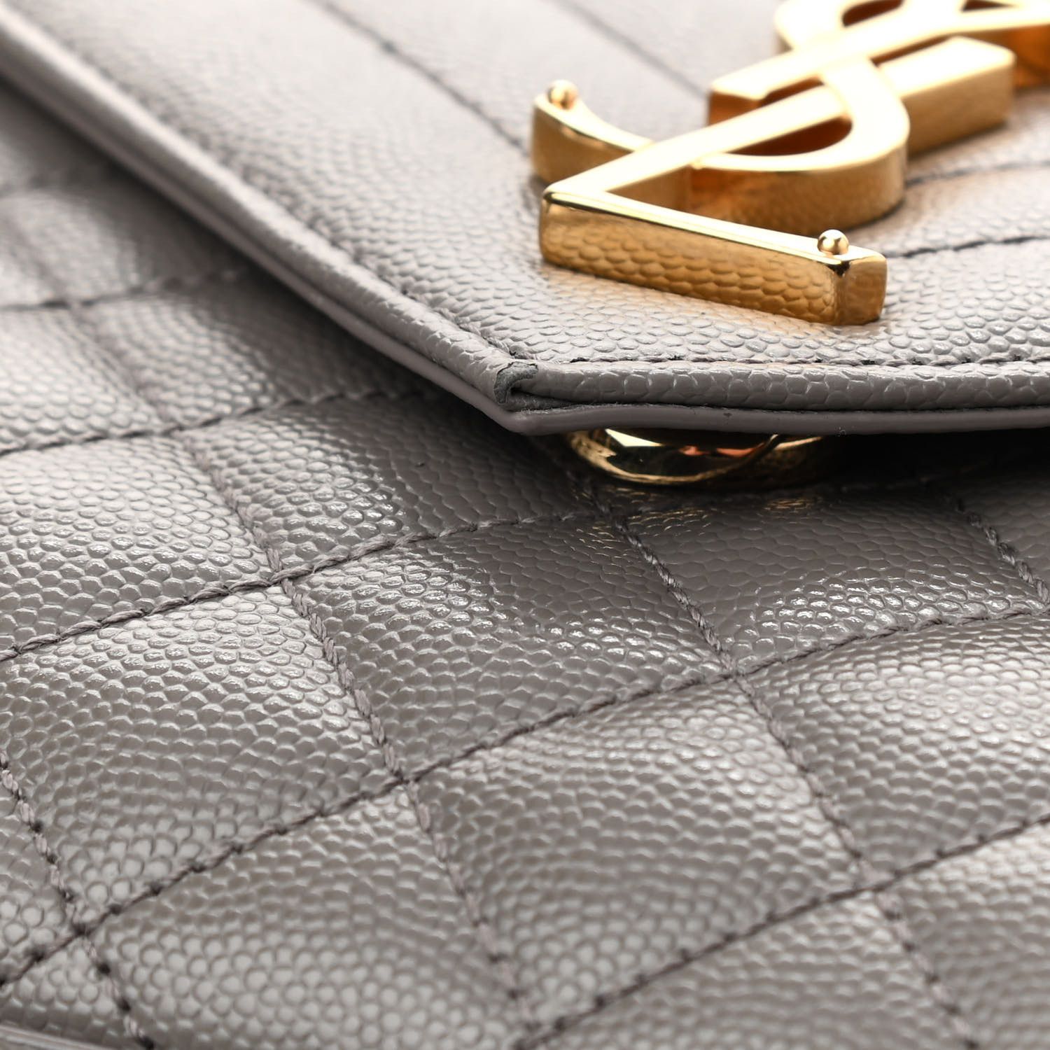 Saint Laurent Paris o1b1hav110225 Size: OS / Envelope Medium Shoulder Bag Grey Size ONE SIZE - 11 Thumbnail