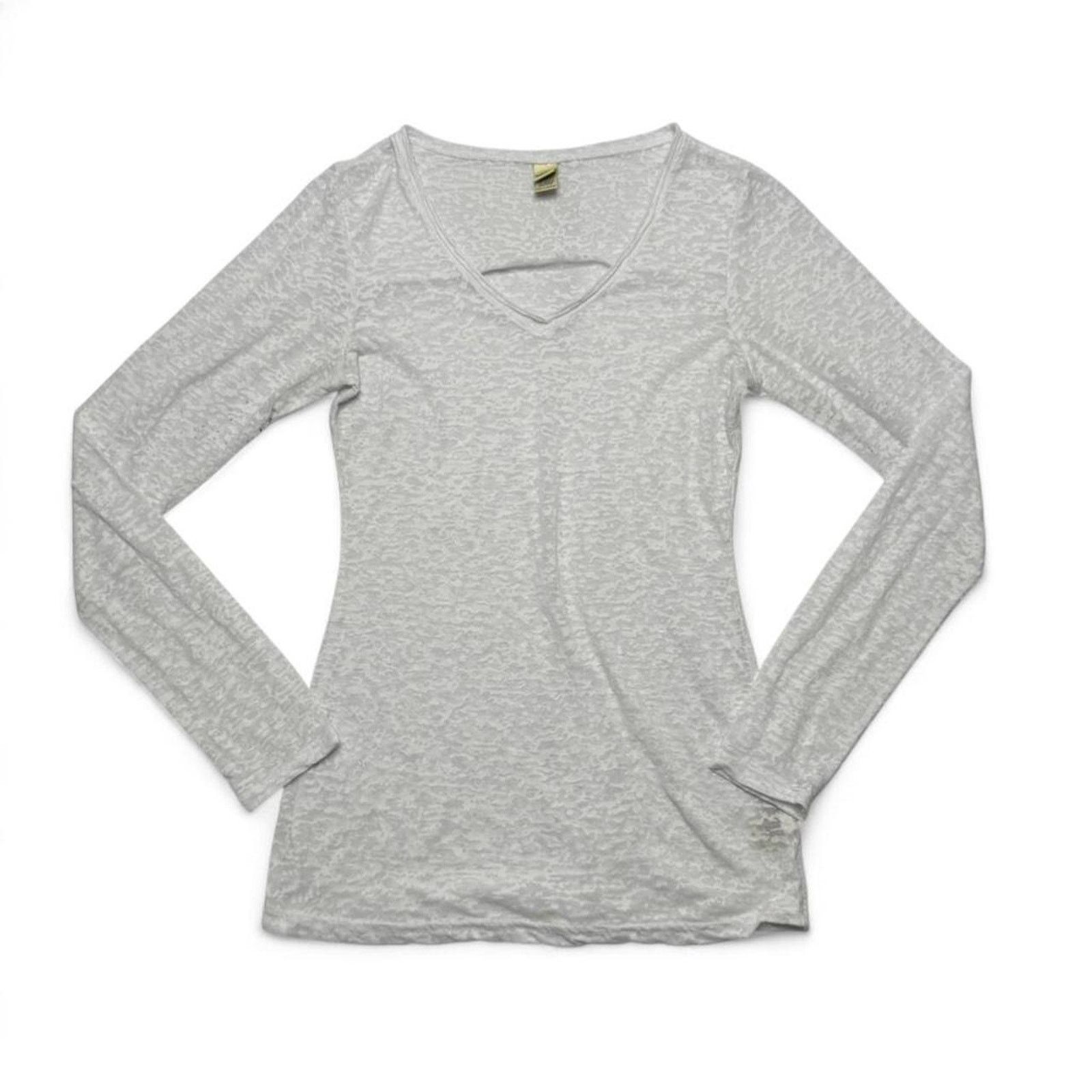 Other White Y2K Sheer Full Length Fitted V Neck Long Sleeve Size L Size L / US 10 / IT 46 - 5 Thumbnail