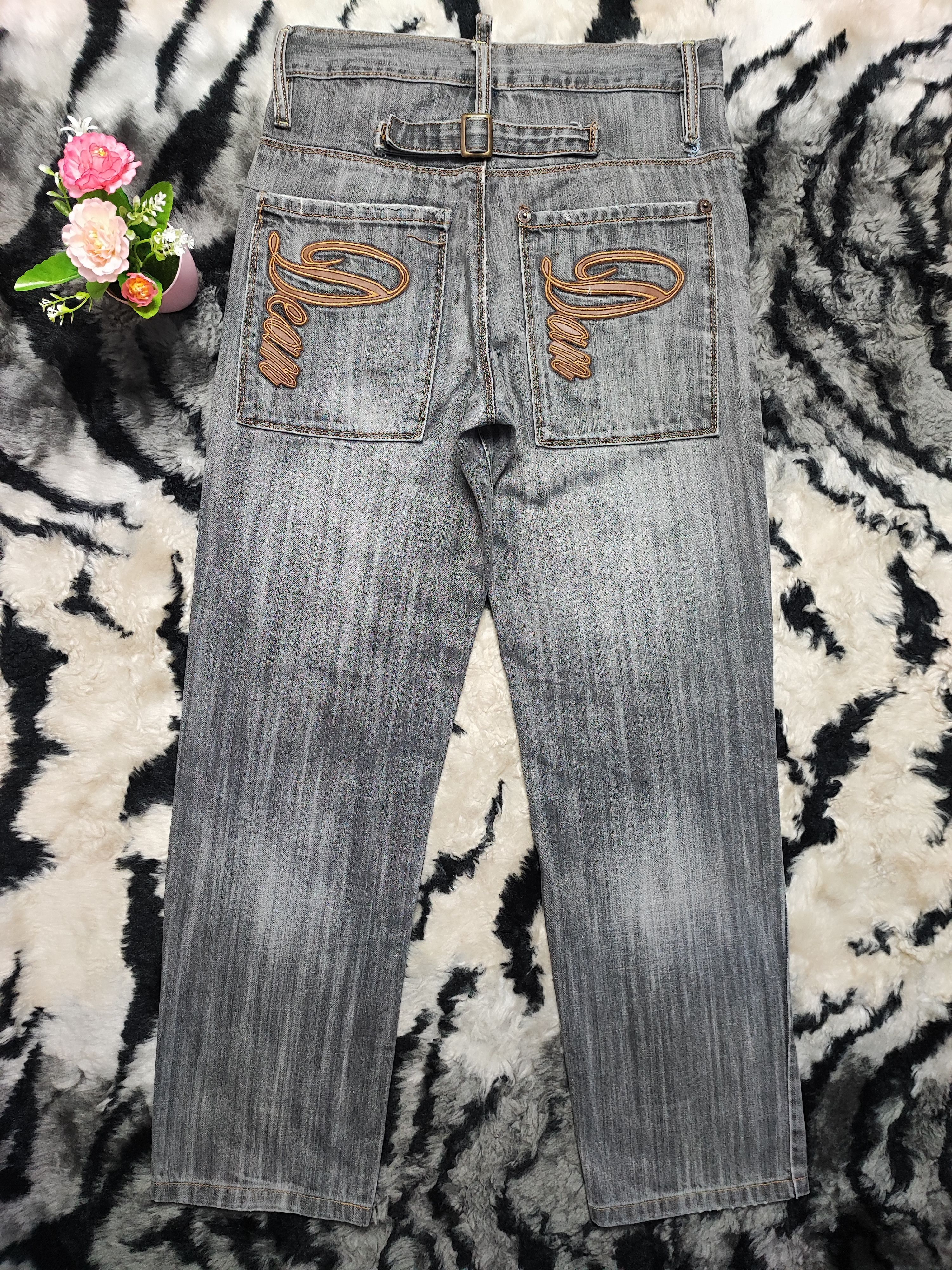 Dsquared2 Holy Grail - Dsquared2 Denim Buckle Belt Size US 28 / EU 44 - 8 Thumbnail