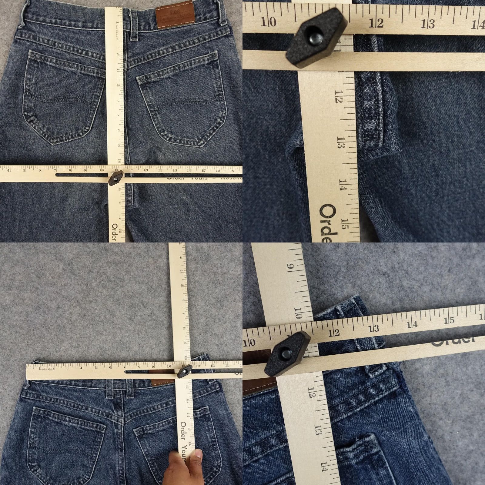 Lee VINTAGE Lee Jeans Womens 26 Blue High Rise Mom Tapered Leg Denim 90s Classic Jeans Womens 26 Blue High Rise Mom Jeans 90s Lee Denim Size 26" / US 2 / IT 38 - 9 Thumbnail