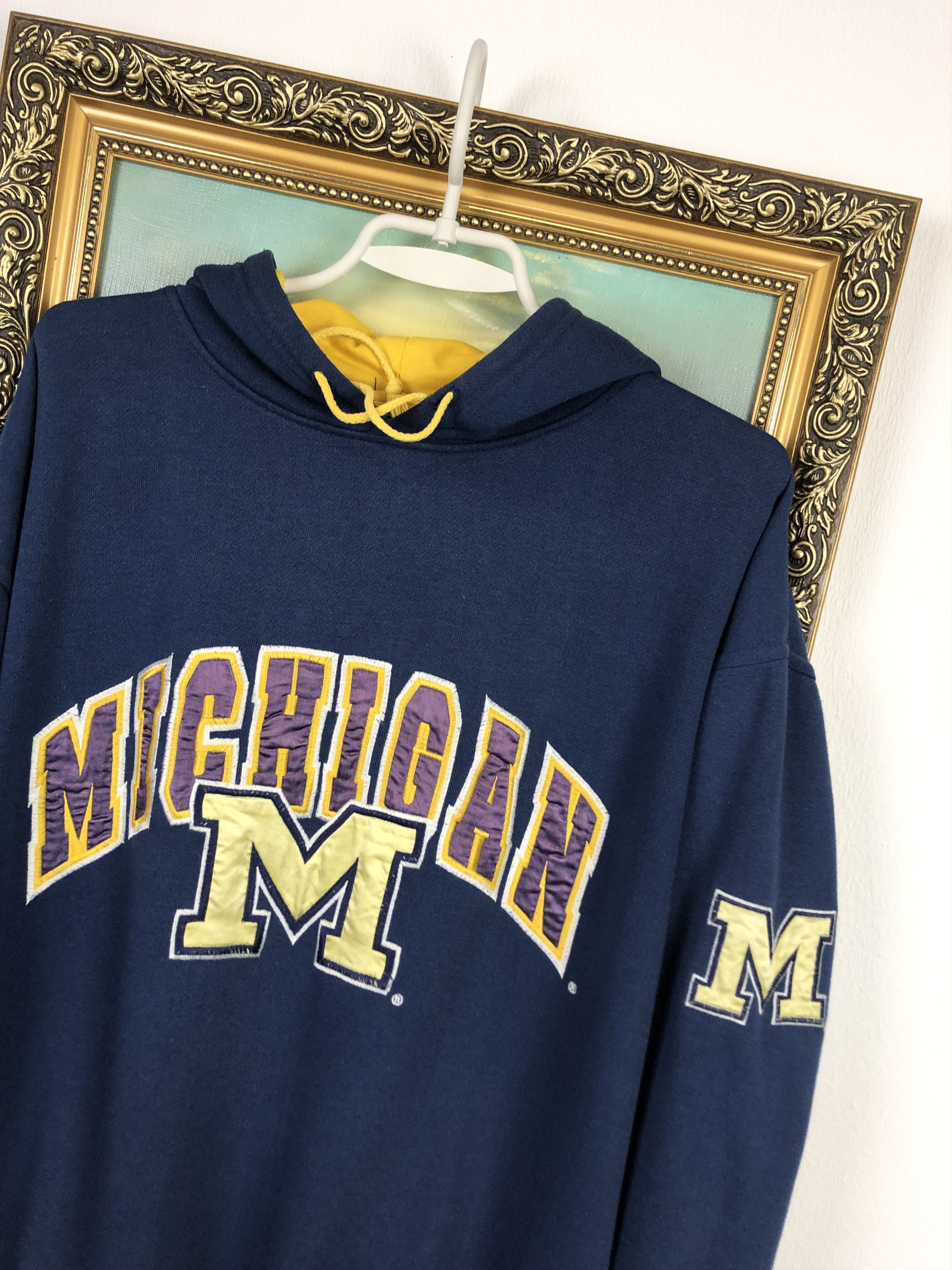 Starter Vintage University Michigan Wolverines Starter Hoodie Rare Size US M / EU 48-50 / 2 - 4 Thumbnail
