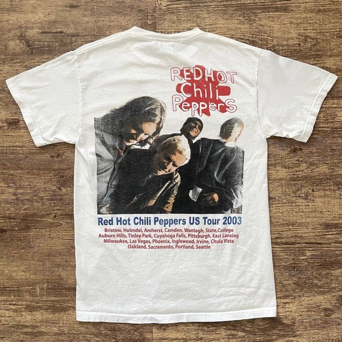 Vintage Vintage 2003 Red Hot Chili Peppers By The Way Tour TShirt Grailed