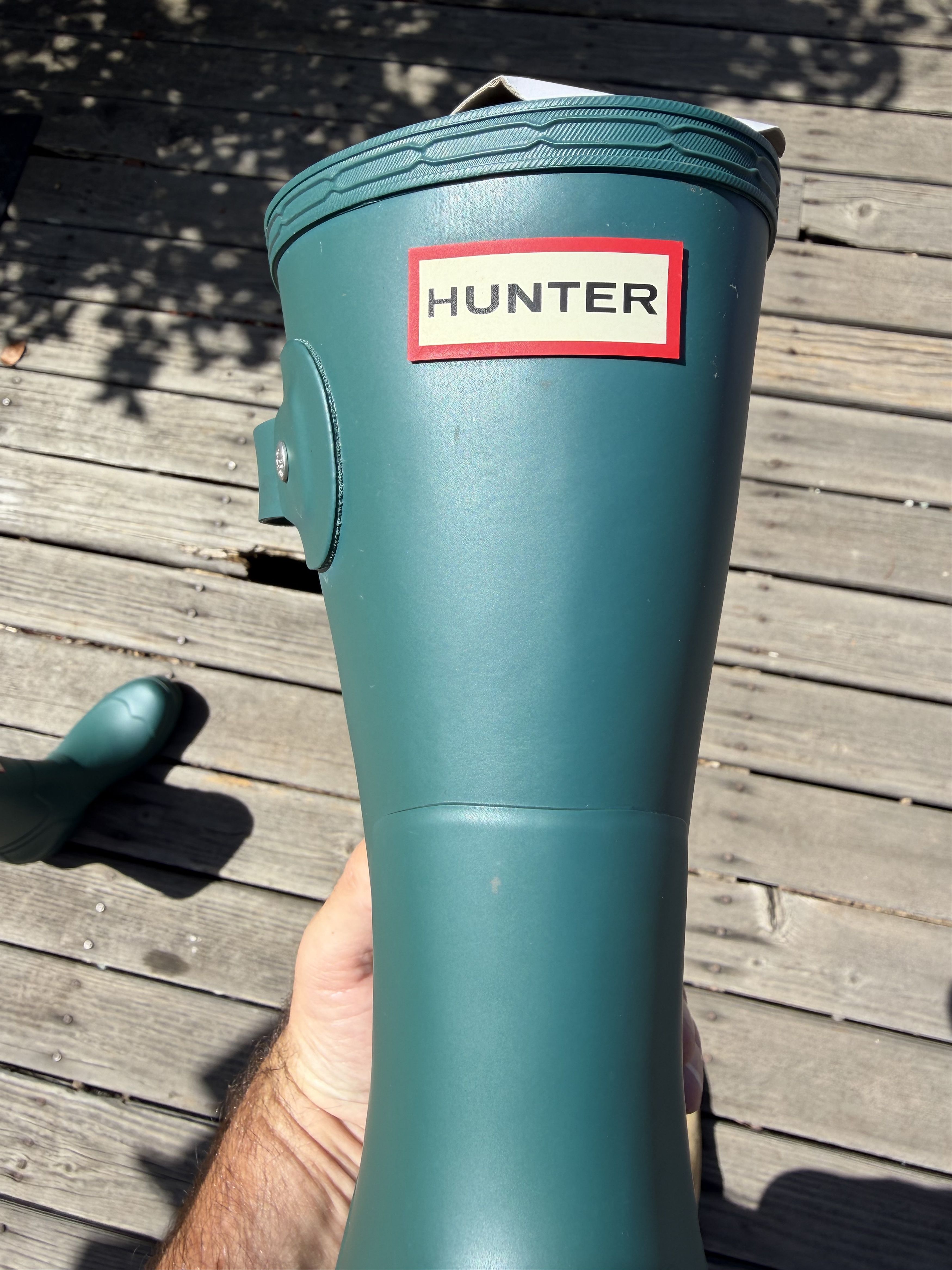 Hunter Hunter Wellies Rain Boots Mens Short Size 12 Limited Edition Size US 12 / EU 45 - 6 Thumbnail