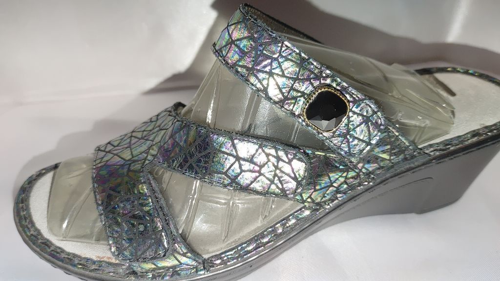 Allegri Alegria Loti Tectonic Wedge Sandal Size 38 Size US 7.5 / IT 37.5 - 3 Thumbnail
